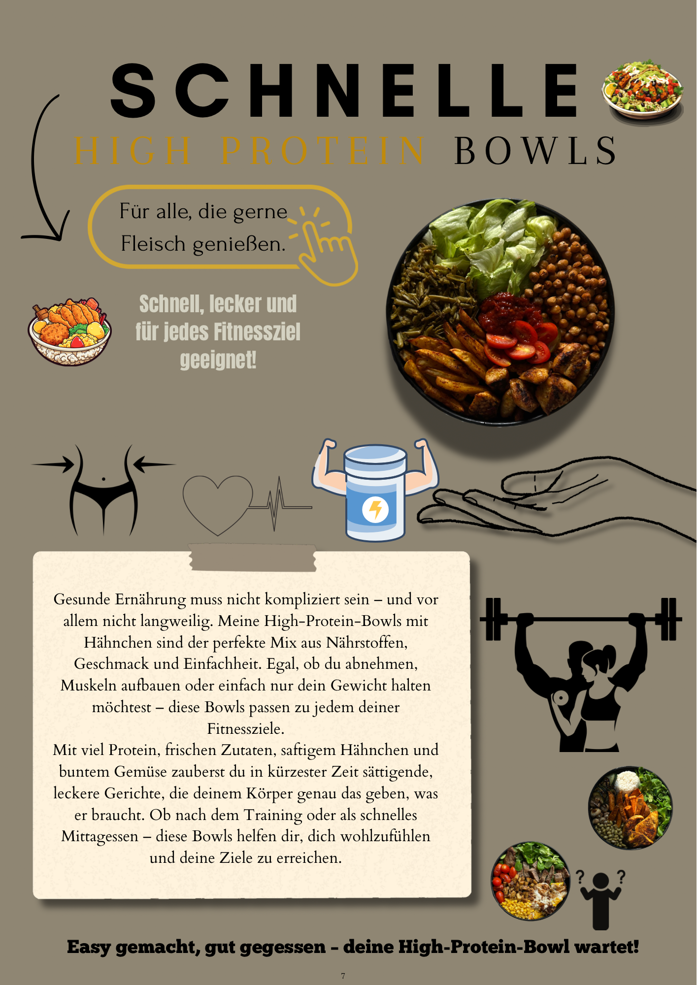 Weil, Gesund geht auch unglaublich lecker & EASY!: Maximaler Proteinboost - 50 schnelle High-Protein-Rezepte für Geschmack, ultimative Power und maximalen Erfolg!